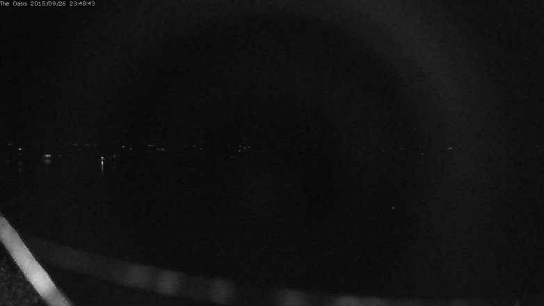 Lake Travis webcam, September 26, 2015 10:55 PM CT