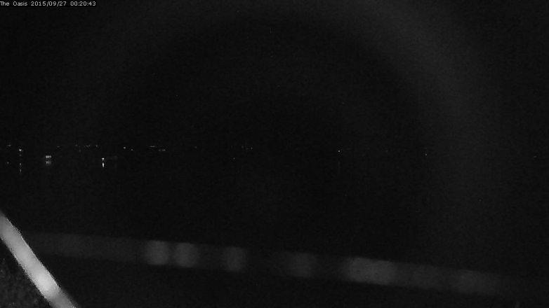 Lake Travis webcam, September 26, 2015 11:25 PM CT