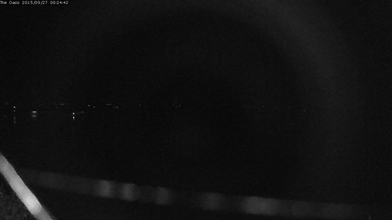 Lake Travis webcam, September 26, 2015 11:30 PM CT