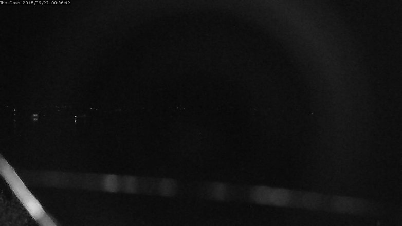 Lake Travis webcam, September 26, 2015 11:40 PM CT