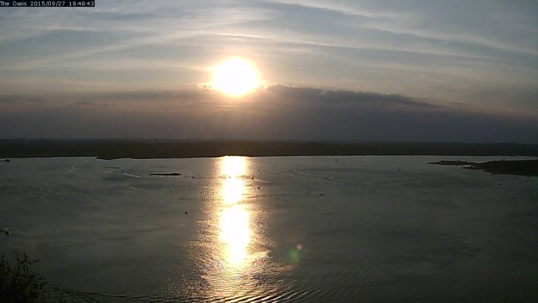 Lake Travis webcam, September 27, 2015 5:55 PM CT