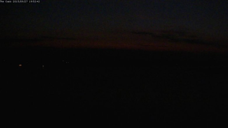 Lake Travis webcam, September 27, 2015 7:00 PM CT