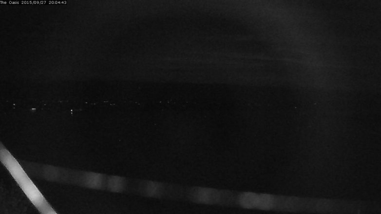 Lake Travis webcam, September 27, 2015 7:10 PM CT