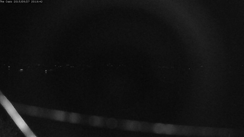 Lake Travis webcam, September 27, 2015 7:20 PM CT