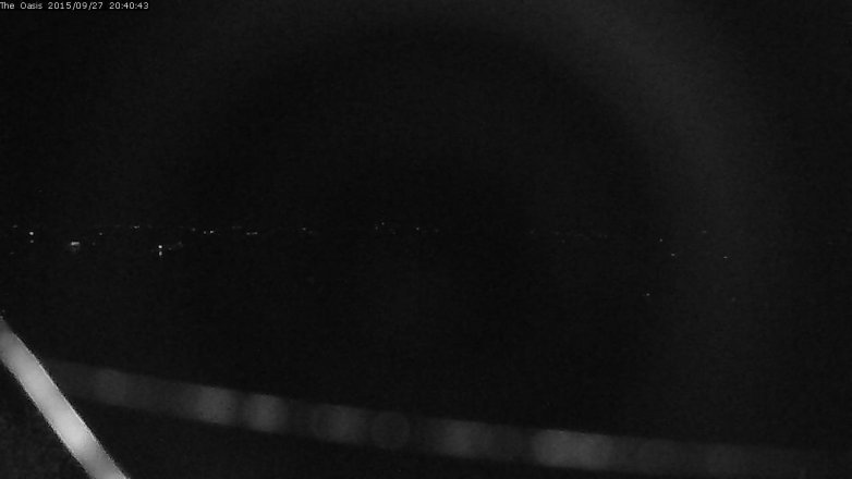 Lake Travis webcam, September 27, 2015 7:45 PM CT