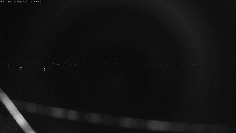 Lake Travis webcam, September 27, 2015 7:50 PM CT