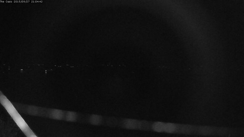 Lake Travis webcam, September 27, 2015 8:10 PM CT
