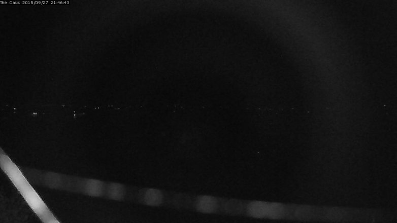 Lake Travis webcam, September 27, 2015 8:50 PM CT