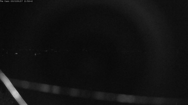 Lake Travis webcam, September 27, 2015 9:05 PM CT