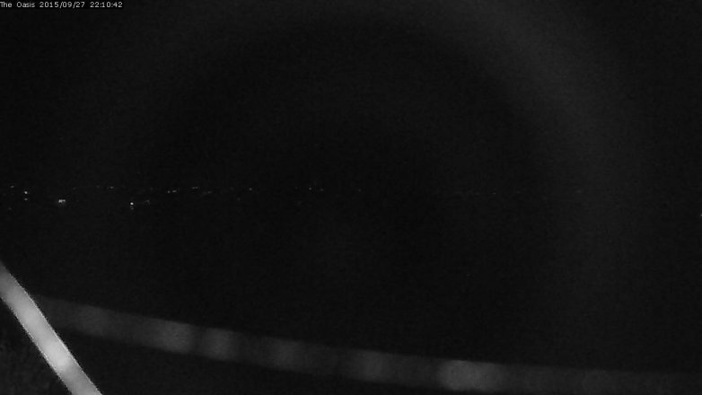 Lake Travis webcam, September 27, 2015 9:15 PM CT