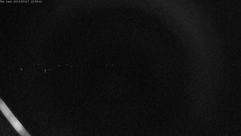 Lake Travis webcam, September 27, 2015 10:05 PM CT