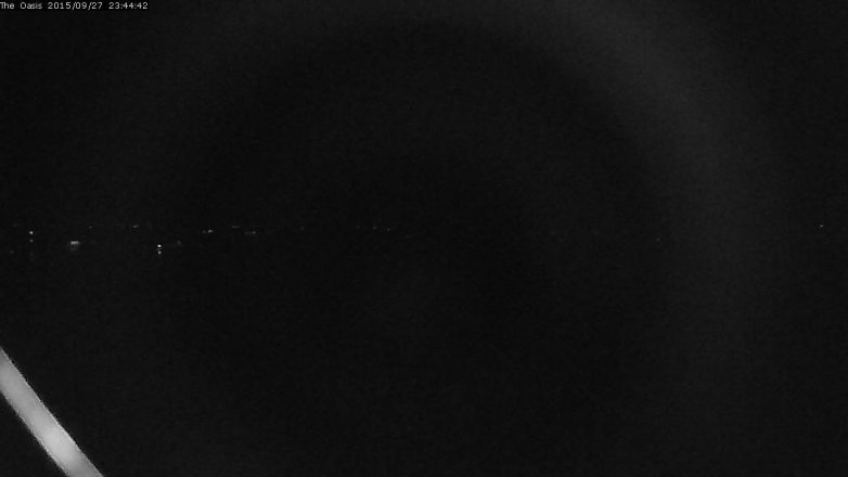 Lake Travis webcam, September 27, 2015 10:50 PM CT
