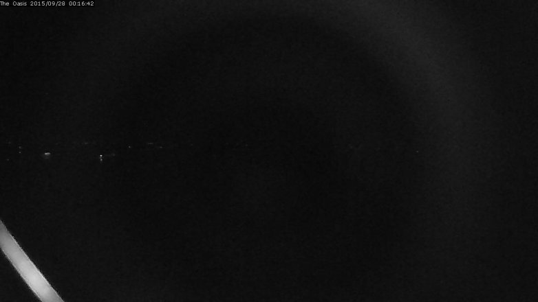 Lake Travis webcam, September 27, 2015 11:25 PM CT