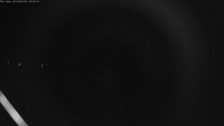 Lake Travis webcam, September 27, 2015 11:40 PM CT