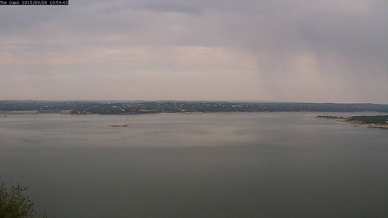 Lake Travis webcam, September 28, 2015 10:00 AM CT