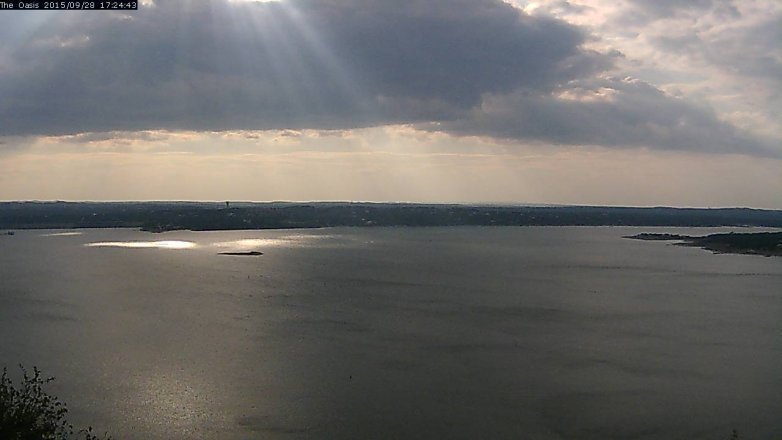 Lake Travis webcam, September 28, 2015 4:30 PM CT