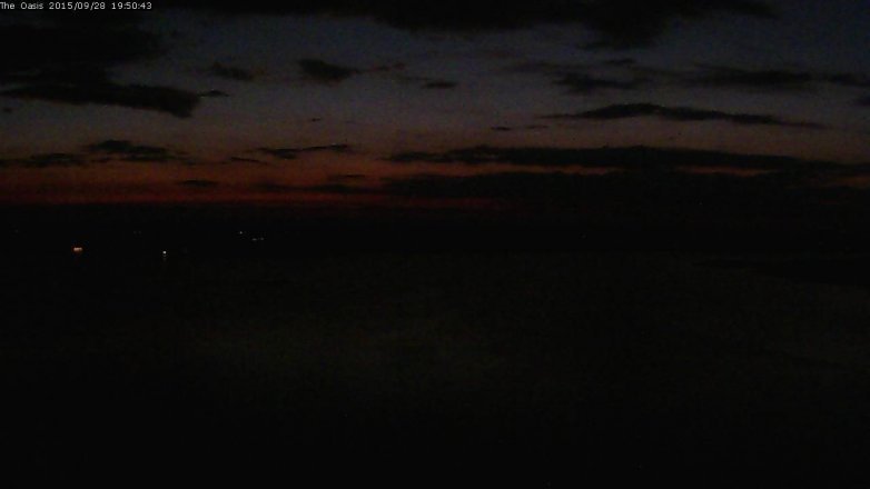 Lake Travis webcam, September 28, 2015 6:55 PM CT