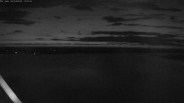 Lake Travis webcam, September 28, 2015 7:00 PM CT