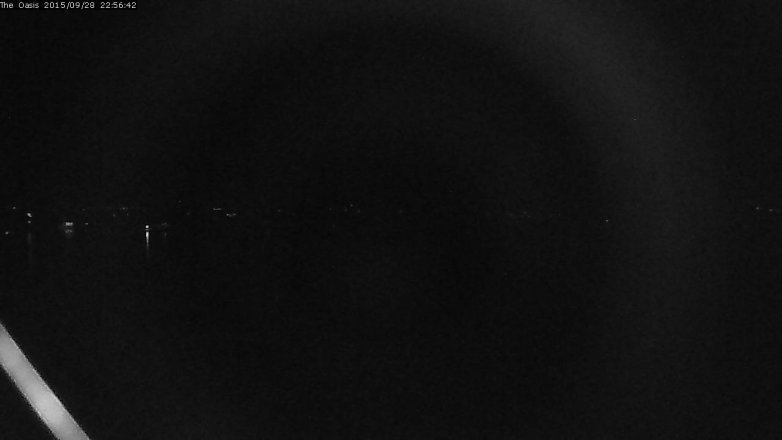 Lake Travis webcam, September 28, 2015 10:00 PM CT