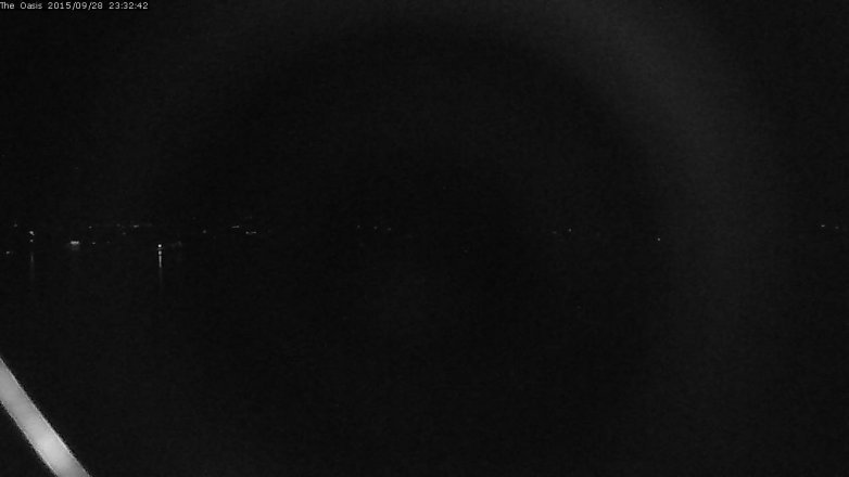 Lake Travis webcam, September 28, 2015 10:40 PM CT