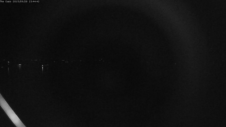 Lake Travis webcam, September 28, 2015 10:50 PM CT