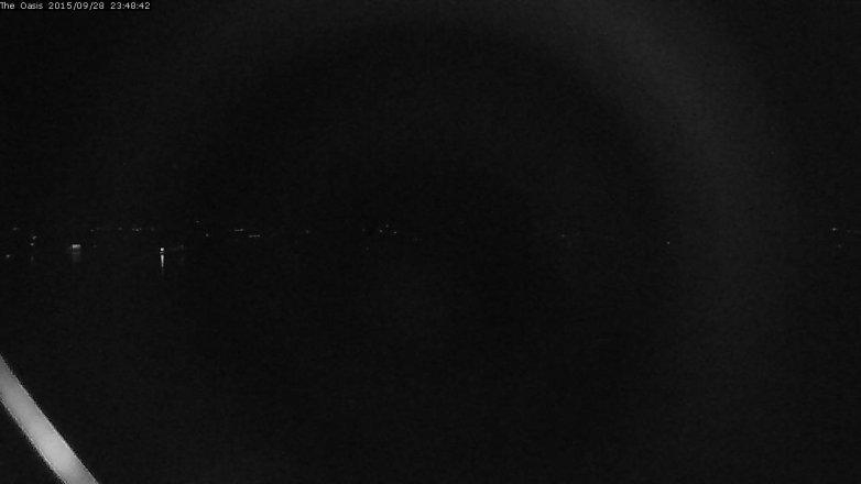 Lake Travis webcam, September 28, 2015 10:55 PM CT