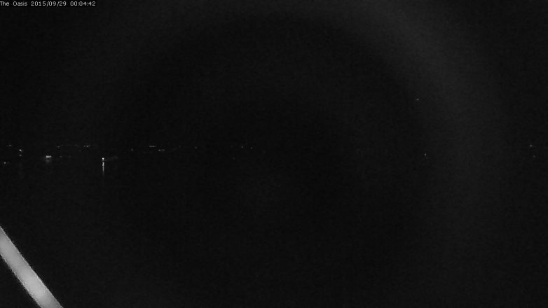 Lake Travis webcam, September 28, 2015 11:10 PM CT