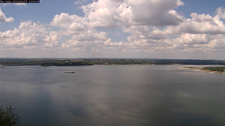 Lake Travis webcam, September 29, 2015 12:10 PM CT