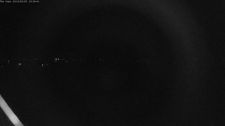 Lake Travis webcam, September 29, 2015 7:45 PM CT