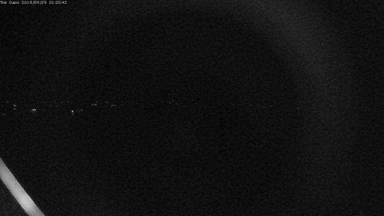 Lake Travis webcam, September 29, 2015 8:30 PM CT