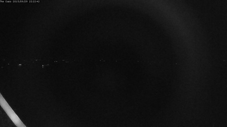 Lake Travis webcam, September 29, 2015 9:30 PM CT