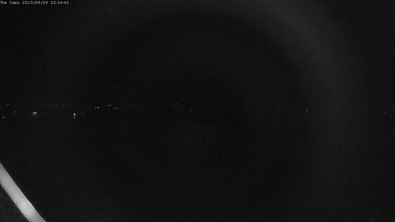 Lake Travis webcam, September 29, 2015 9:40 PM CT