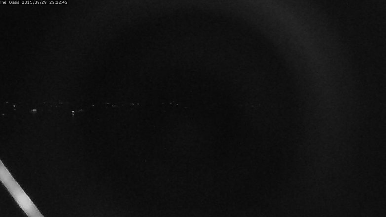 Lake Travis webcam, September 29, 2015 10:30 PM CT
