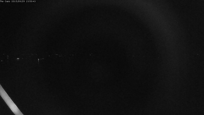 Lake Travis webcam, September 29, 2015 11:00 PM CT