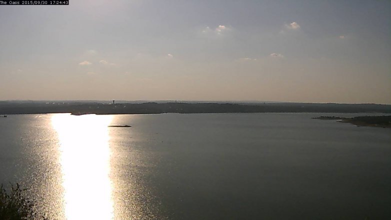 Lake Travis webcam, September 30, 2015 4:30 PM CT