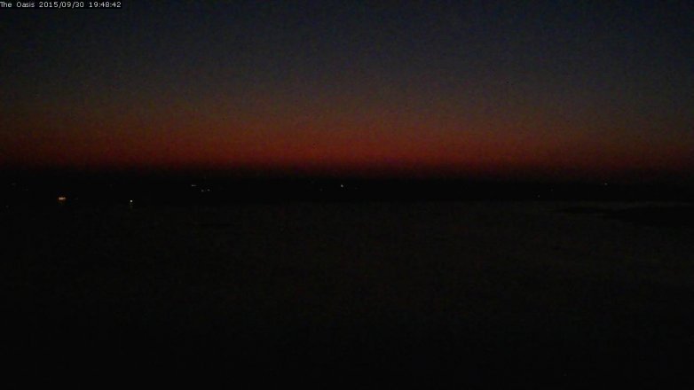 Lake Travis webcam, September 30, 2015 6:55 PM CT