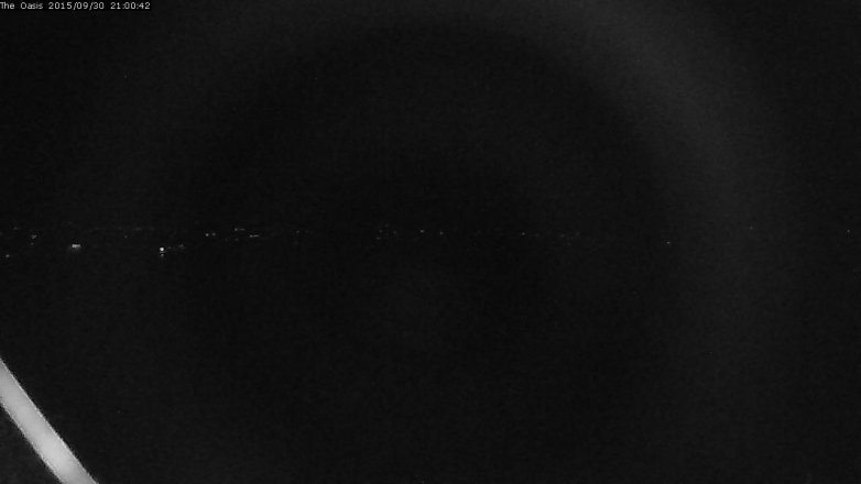 Lake Travis webcam, September 30, 2015 8:05 PM CT