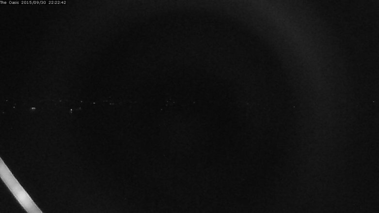 Lake Travis webcam, September 30, 2015 9:30 PM CT