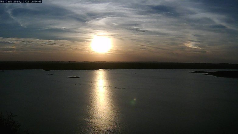 Lake Travis webcam, October 2, 2015 6:00 PM CT