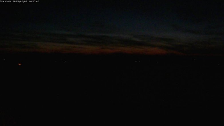Lake Travis webcam, October 2, 2015 6:55 PM CT
