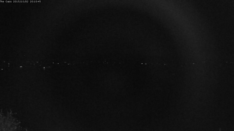 Lake Travis webcam, October 2, 2015 7:15 PM CT