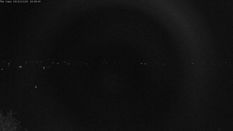Lake Travis webcam, October 2, 2015 7:45 PM CT
