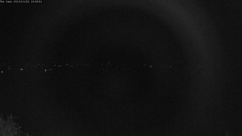 Lake Travis webcam, October 2, 2015 9:15 PM CT