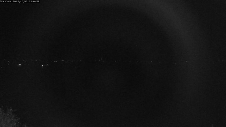 Lake Travis webcam, October 2, 2015 9:55 PM CT