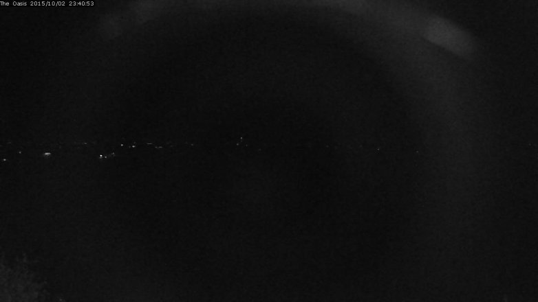 Lake Travis webcam, October 2, 2015 10:45 PM CT