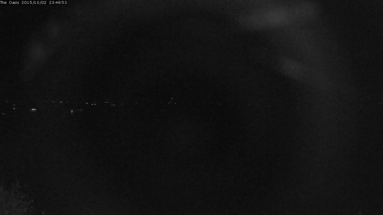 Lake Travis webcam, October 2, 2015 10:55 PM CT