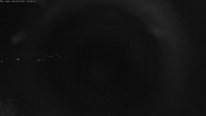Lake Travis webcam, October 2, 2015 11:05 PM CT