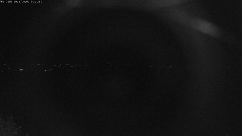 Lake Travis webcam, October 2, 2015 11:15 PM CT