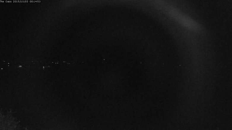 Lake Travis webcam, October 2, 2015 11:20 PM CT