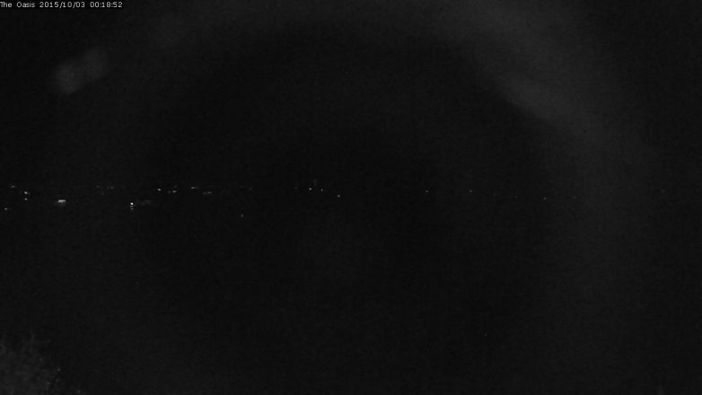 Lake Travis webcam, October 2, 2015 11:25 PM CT